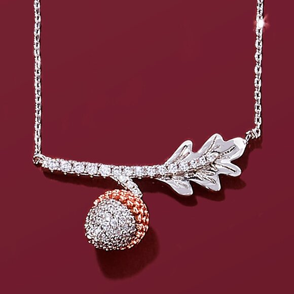 Acorn Necklace - Charmed Aroma Fall Nature Collection - Picture 1 of 3